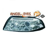 LHD Phares Projecteur Paire Angel Eyes Chrome Clair Pour VW Passat Typ3BG 00-05