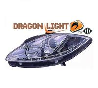 LHD Phares Projecteur Paire LED Dragon Feux de Position Chrome Clair pour Seat