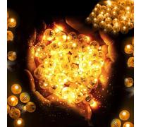 Lhdfyqt 100 Pièces Mini LED Balloon Lamp - Lumière pour Lanterne en Papier, Anniversaire, Fête