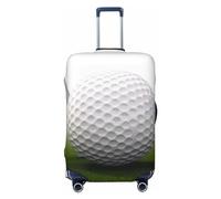 LHDGBNV Housse de protection pour valises de voyage en forme de balle de golf, lavable, élastique, anti-rayures, convient aux valises de 45,7 à 81,3 cm, Noir , XL