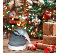 LHDGBNV Mackinac Chapeau de Père Noël pour enfants Chapeau de Noël amusant en velours chaud et confortable pour garçons et filles Décoration de fête festive