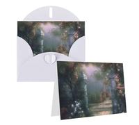 LHDGBWC Carte de vœux « Thinking of You » avec enveloppes vierges de 10,2 x 15,2 cm, carte d'anniversaire pour toutes les occasions pour mariage, cartes de remerciement, jardin secret, fête prénatale