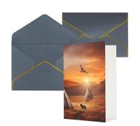 LHDGBWC Carte « Thinking of You » avec enveloppes - Carte de vœux vierge de 10,2 x 15,2 cm - Carte d'anniversaire pour toutes les occasions - Cartes de vœux pour mariage, cartes de remerciement