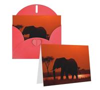 LHDGBWC Carte « Thinking of You » avec enveloppes, carte de vœux vierge de 10,2 x 15,2 cm, carte d'anniversaire pour toutes les occasions, cartes de vœux pour mariage, cartes de remerciement, coucher