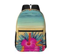 LHDGBWC Sac à dos de voyage léger pour ordinateur portable de 15,6 pouces avec peinture à l'encre de panda pour homme et femme, Bonjour Hawaii, taille unique