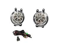 Lhdktee Antibrouillard Couvercle Câblage Faisceau Halogène Pour Toyota Pour AXIO Pour Corolla Calandre Phare Avant LED Pare-choc Voiture Lampe Antibrouillard Voiture Drl(9LED fog wire)