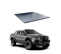 Lhdktee Coffre Cover Couvre-Benne Souple Enroulable Et Pliable pour Benz Classe X 2019+ Double Cabine 4x4 RéTractable ÉTagèRe ArrièRe