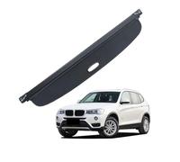 Lhdktee Coffre Cover pour BMW X3 2011-2017 : Cache-Bagages Rétractable Porte-Bagages Protection Étanche Automobiles pour Une Meilleure Intimité RéTractable ÉTagèRe ArrièRe(Canvas)