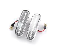 Lhdktee Feu Clignotant Feux Position Latéraux Dynamiques À LED Séquentiels Pour Fiat Pour Panda Pour Punto Pour Evo Pour Stilo Pour Qubo Pour Musa 350 Clignotant Latéraux(B)