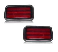 Lhdktee Feu Stop Arrière Pour Mitsubishi Pour Montero Sport 1999 2000-2004 Aucune Ampoule/prise Incluse 2 Pièces Boîtiers Lumière Réflecteur Pare-chocs Arrière(Red Lens)