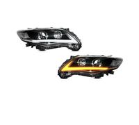 Lhdktee Feux Phares Voiture LED Phare De Voiture Assemblage Lampe Frontale DRL Tuning Lumière Plug And Play Phares Pour Toyota Pour Corolla 2011 2012 2013 Phares Avant