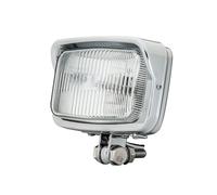Lhdktee Motos Anti Brouillard Phare Carré À LED Chromé Avec Visière Et Fixation Inférieure Pour Moto(3)