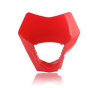 Lhdktee Motos Anti Brouillard Plaque Phare Pour GasGas, Cyclomoteur Tuning EC 250 250F 300F EX 300 350F 450F MC 450 (2021, 2022, 2023), Tout-terrain(Rouge)