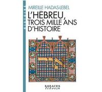 L'Hébreu, trois mille ans d'histoire (Espaces Libres - Histoire) - Mireille Hadas-Lebel - Albin Michel - Poche - Essai