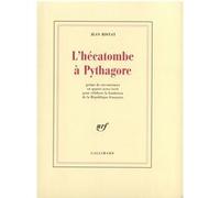 L'hécatombe à Pythagore Jean Ristat (Auteur)