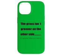 l'herbe est Plus Verte là où Vous l'arrosez Coque pour iPhone 14