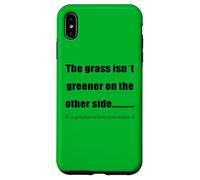 l'herbe est Plus Verte là où Vous l'arrosez Coque pour iPhone XS Max