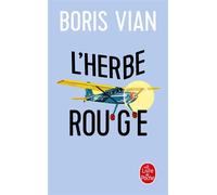 L'Herbe rouge - Boris Vian - Lgf - Poche - Roman