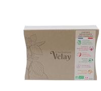 L'Herboriste du Velay - Coffret d'Infusions Cultivées en France - Ingrédients 100% Issus de l'Agriculture Biologique - Conditionné au Puy-en-Velay - Coffret en carton 60 Sachets