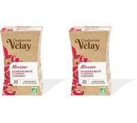 L'Herboriste du Velay - Infusion BIO Minceur - Guarana, Maté, Huile Essentielle d'Orange - Ingrédients 100% Issus de l'Agriculture Biologique - Boite de 20 Sachets (Lot de 2)