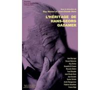 L'héritage De Hans-Georg Gadamer