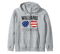 L'héritage de la Famille Williams est inscrit dans Mon ADN Patriotic USA Sweat à Capuche