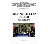 L'héritage religieux du droit en Europe : actes du congrés européen de l'union internatiaonale