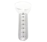 L'Héritier Du Temps Tube en Verre pour Pluviomètre Verrerie Verrine Gradué avec Mesure en mm/m2 8,5x8,5x17cm