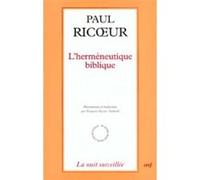 L'hermeneutique biblique Paul Ricoeur (Auteur)