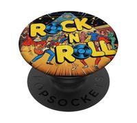 L'heure de la fête Rock 'N Roll PopSockets PopGrip Adhésif