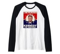L'heure de la Grandeur John F. Kennedy pour Le président JFK Manche Raglan