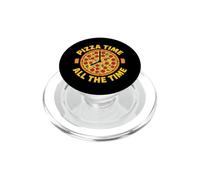 L'heure de la Pizza est Un passionné de Pizza Amusant PopSockets PopGrip pour MagSafe