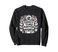 L'heure de la Turquie, C'est du Temps en Famille, Thanksgiving et retrouvailles Sweatshirt