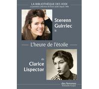 L'heure de l'étoile 1 cd mp3 - Clarice Lispector - Des Femmes - Antoinette Fouque - Texte lu (CD) - Textes lus CD
