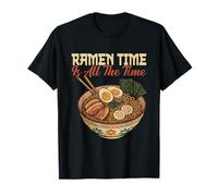 L'heure des Ramen, C'est Tout Le Temps, Cuisine Japonaise, Nouilles Graphiques T-Shirt