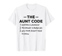 L'heure du Coucher chez Tante Code, C'est Chaque Fois Que la réponse est Toujours Oui T-Shirt