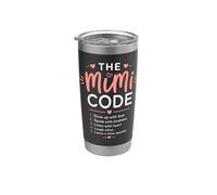 L'heure du coucher en Mimi Code, c'est chaque fois que la réponse est toujours « mamans » Gobelet isotherme en acier inoxydable double paroi