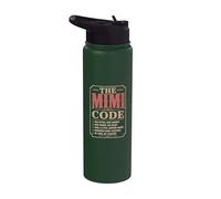 L'heure du coucher en Mimi Code, c'est chaque fois que la réponse est toujours « mamans » Stainless Steel Insulated Water Bottle