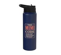 L'heure du coucher en Mimi Code, c'est chaque fois que la réponse est toujours « mamans » Stainless Steel Insulated Water Bottle