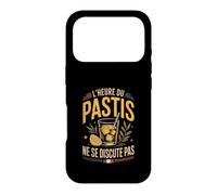 LHeure du Pastis Humour Apéro Apéritif Coque pour iPhone 17 Pro