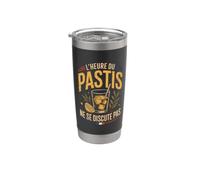 LHeure Du Pastis Humour Apéro Apéritif Gobelet isotherme en acier inoxydable double paroi