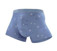 LHEZXS Boxers pour Hommes 2Pc Masculin Imprimé, Respirant, Confortable, Un Boxer De Couleur Unie-N ° 4-XL