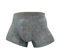 LHEZXS Boxers pour Hommes 2Pc Masculin Imprimé, Respirant, Confortable, Un Boxer De Couleur Unie-N ° 9-XL