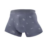 LHEZXS Boxers pour Hommes 2Pc Masculin Imprimé, Respirant, Confortable, Un Boxer De Couleur Unie-No.13-XL