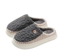 LHEZXS Pantoufles Pantons De Coton Masculin Automne Et Hiver Home Bottom Bottom Non Glissé Coton Chaud Coton-44/45 (Adapté À 43/44 Pieds)-Y