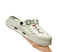 LHEZXS Sabots Chaussures De Trous Les Pantoufles À Glissade En Plein Air Masculin Non Glissées Sporent Des Sandales À Semelle Épaisse-Ah-37