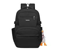 LHEZXS Sac à Dos d'école Sac À Dos De Grande Capacité pour Les Élèves du Collège-Noir-Taille Unique