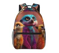 LHFIOHIRG Burrowing Suricates Sac à dos pour ordinateur portable Grande capacité Sac à dos pour l'école, les voyages, pour garçons, filles, adolescents et adultes, sac d'extérieur décontracté