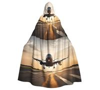 LHFIOHIRG Cape à capuche d'avion pour adulte, robe d'Halloween pour homme et femme, fête costumée