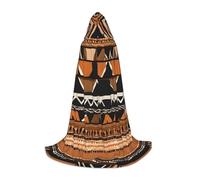 LHFIOHIRG Cape longue à capuche africaine en tissu tribal pour adolescents avec capuche surdimensionnée pour cosplay, fêtes costumées